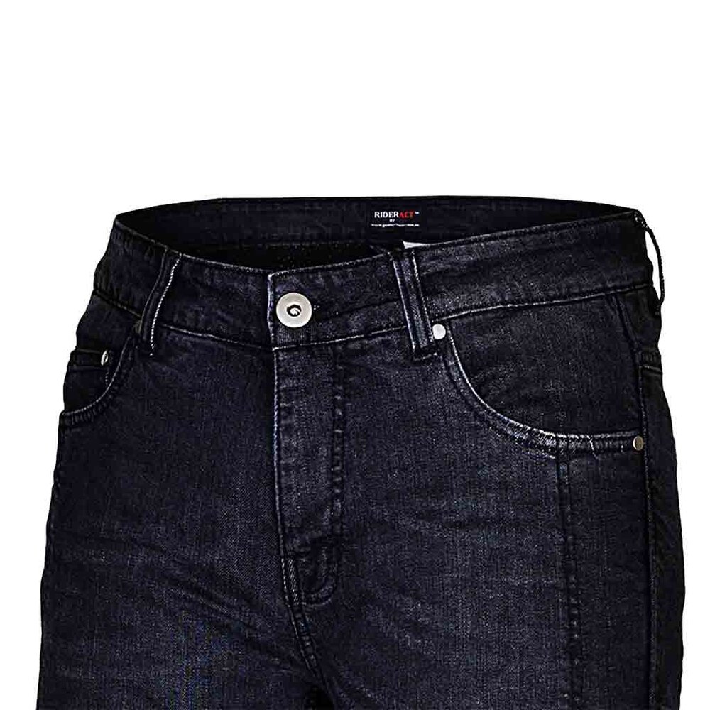 RIDERACT® Mens Motorcycle Slim Jeans Men Denim Jeans Pants w/ CE Armors NEW - Picture 6 of 9